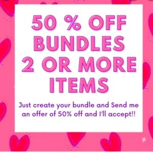 Valentines Day sale 50% off all bundles